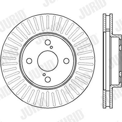 Тормоз дисковый передний Jurid/Bendix 562414JC цена, от 34.99 USD