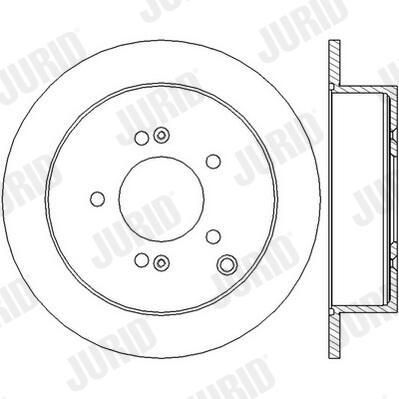 Задний тормозной диск Jurid/Bendix 562454JC цена, от 33.53 USD