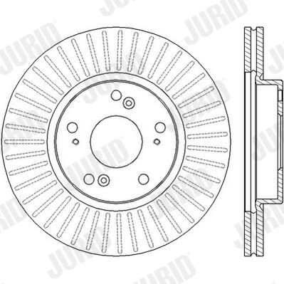 Тормоз дисковый передний Jurid/Bendix 562457JC цена, от 48.96 USD