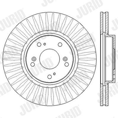 Тормоз дисковый передний Jurid/Bendix 562546JC цена, от 52.69 USD