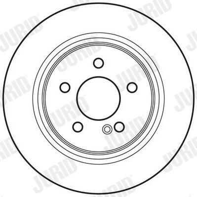 Задний тормозной диск Jurid/Bendix 562620JC цена, от 34.99 USD