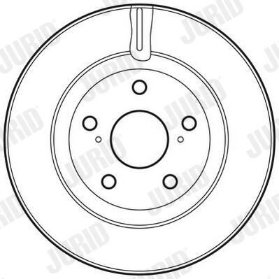 Тормоз дисковый передний Jurid/Bendix 562621JC цена, от 46.19 USD