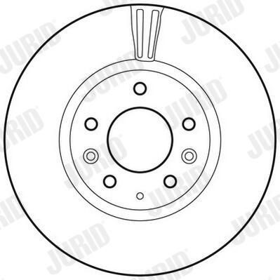 Тормоз дисковый передний Jurid/Bendix 562633JC цена, от 62.91 USD