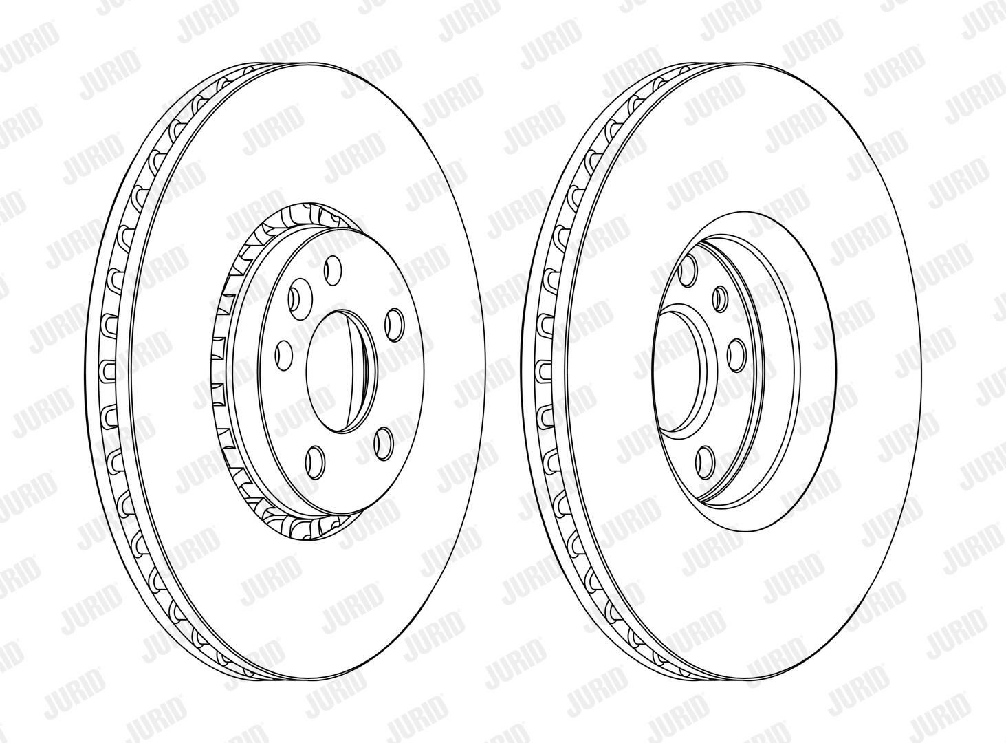 Тормоз дисковый передний Jurid/Bendix 562672JC1 цена, от 138.17 USD