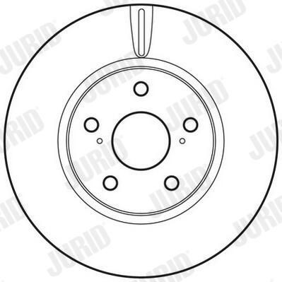 Тормоз дисковый передний Jurid/Bendix 562689JC цена, от 60.70 USD