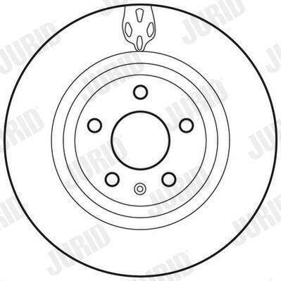Задний тормозной диск Jurid/Bendix 562706JC цена, от 102.95 USD