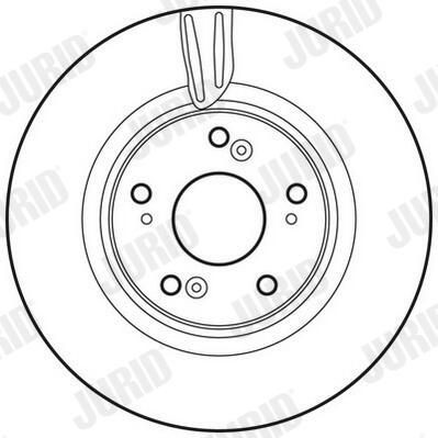 Тормоз дисковый передний Jurid/Bendix 562725JC цена, от 61.75 USD