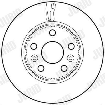 Тормоз дисковый передний Jurid/Bendix 562730JC цена, от 47.68 USD