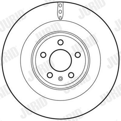 Задний тормозной диск Jurid/Bendix 562767JC цена, от 84.24 USD