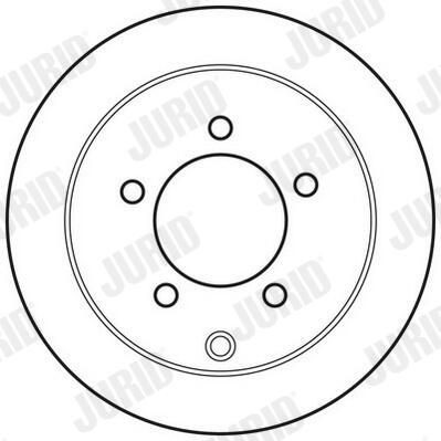 Задний тормозной диск Jurid/Bendix 562783JC цена, от 34.20 USD