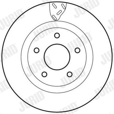 Тормоз дисковый передний Jurid/Bendix 562790JC цена, от 40.43 USD