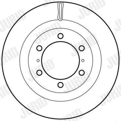 Тормоз дисковый передний Jurid/Bendix 562828JC цена, от 97.28 USD