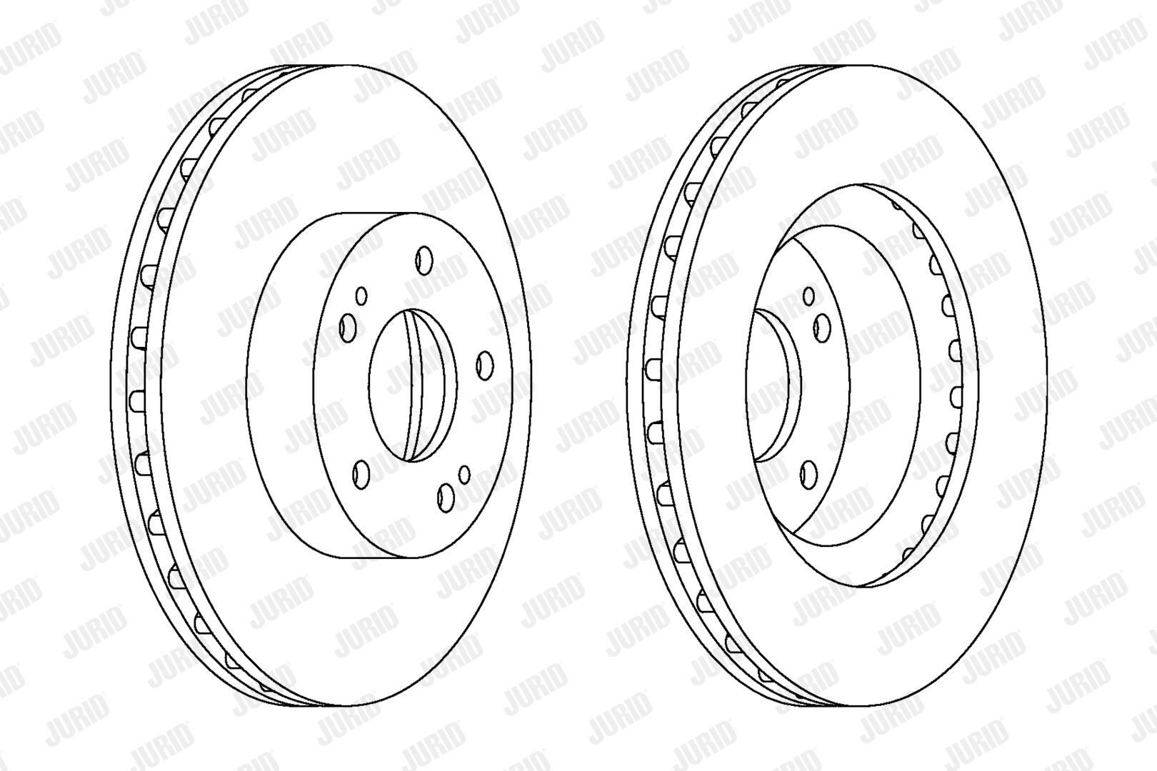 Тормоз дисковый передний Jurid/Bendix 562873JC цена, от 44.56 USD