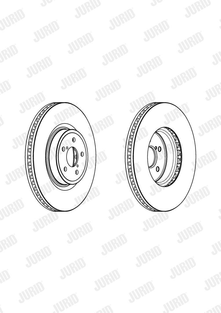 Тормоз дисковый передний Jurid/Bendix 562945JC1 цена, от 80.95 USD
