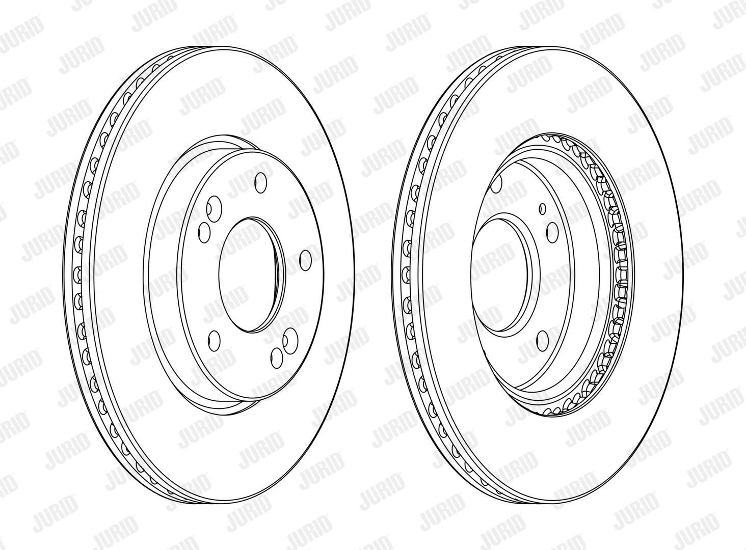 Тормоз дисковый передний Jurid/Bendix 562986JC цена, от 42.40 USD