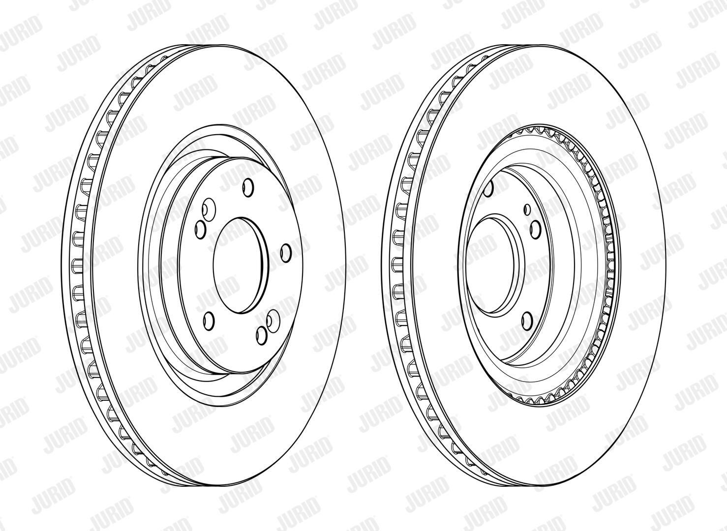 Тормоз дисковый передний Jurid/Bendix 562987JC цена, от 82.43 USD
