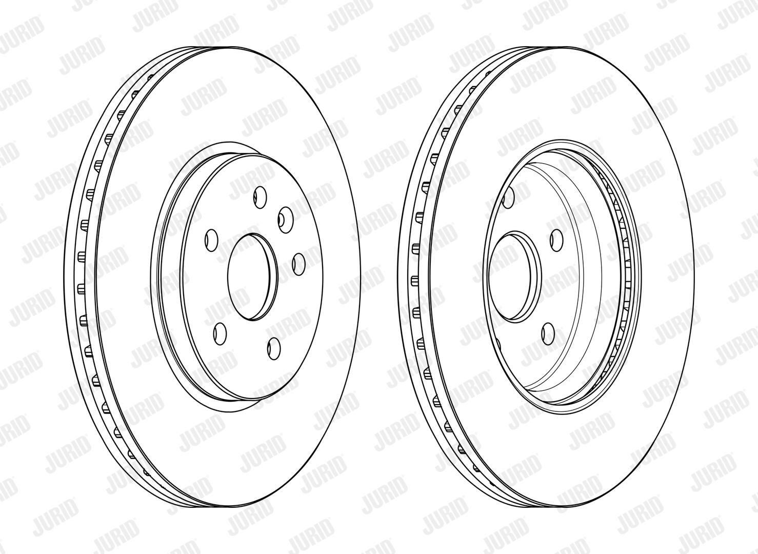 Тормоз дисковый передний Jurid/Bendix 563145JC цена, от 72.13 USD
