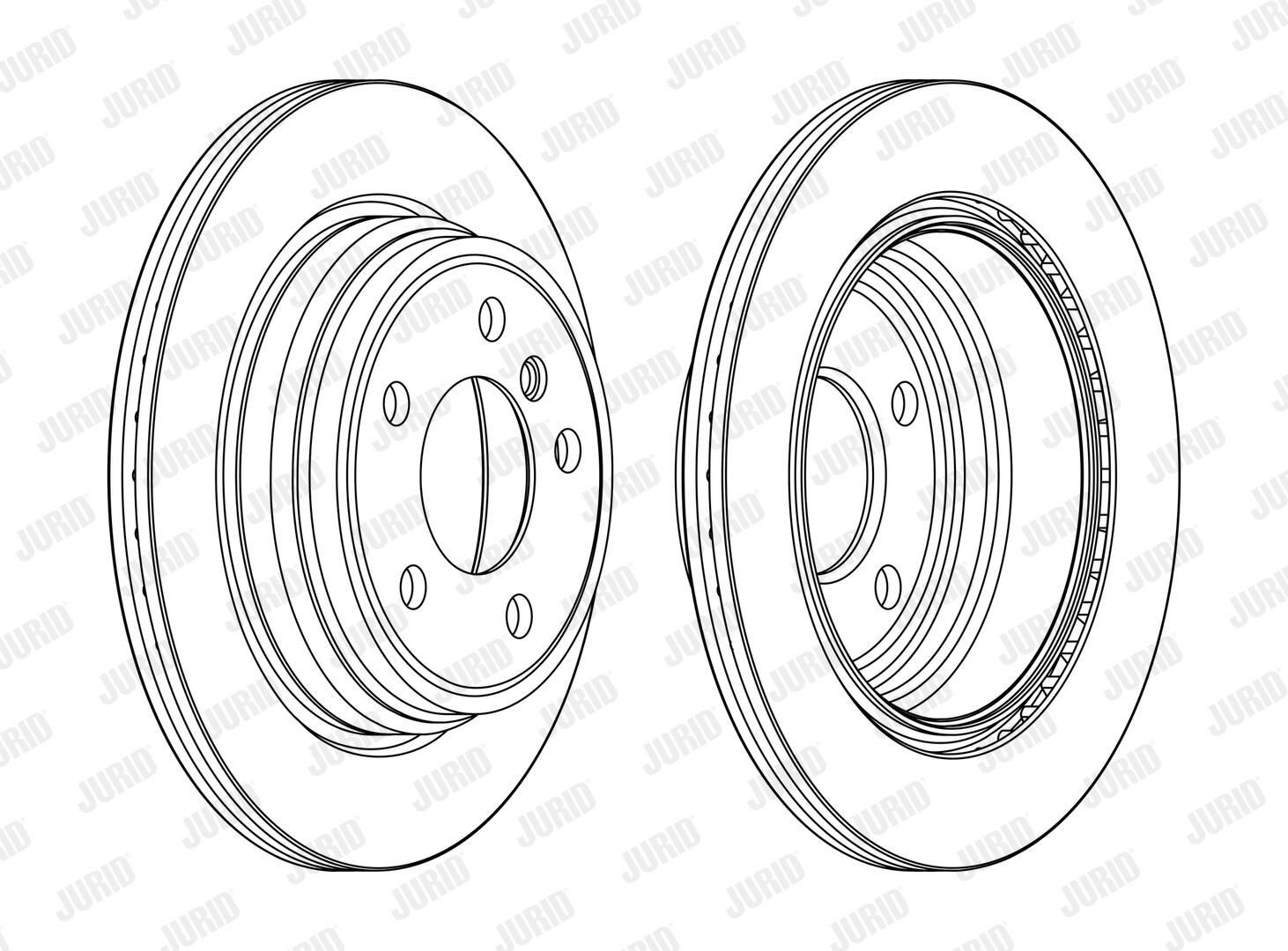 Задний тормозной диск Jurid/Bendix 563153JC цена, от 64.64 USD
