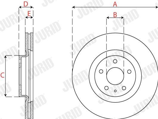 Купить 563278JC Jurid/Bendix Ротор тормозной