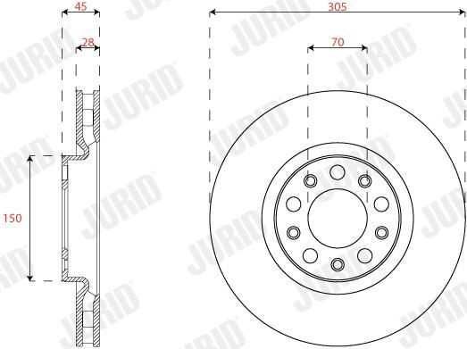 Купить 563292JC Jurid/Bendix Ротор тормозной