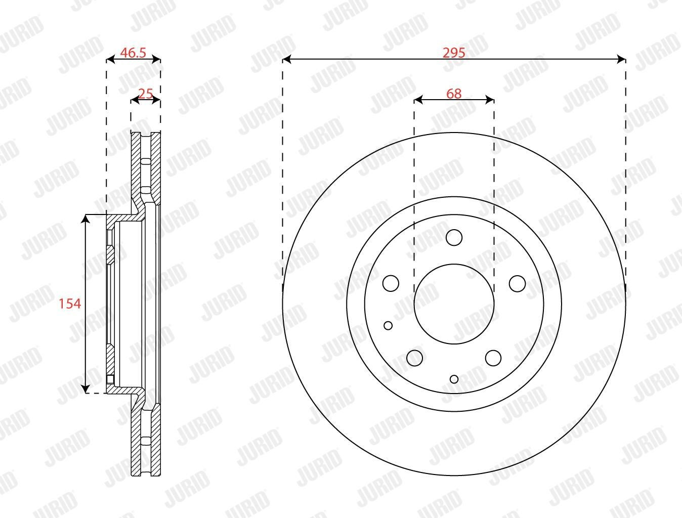Купить 563678JC Jurid/Bendix Ротор тормозной