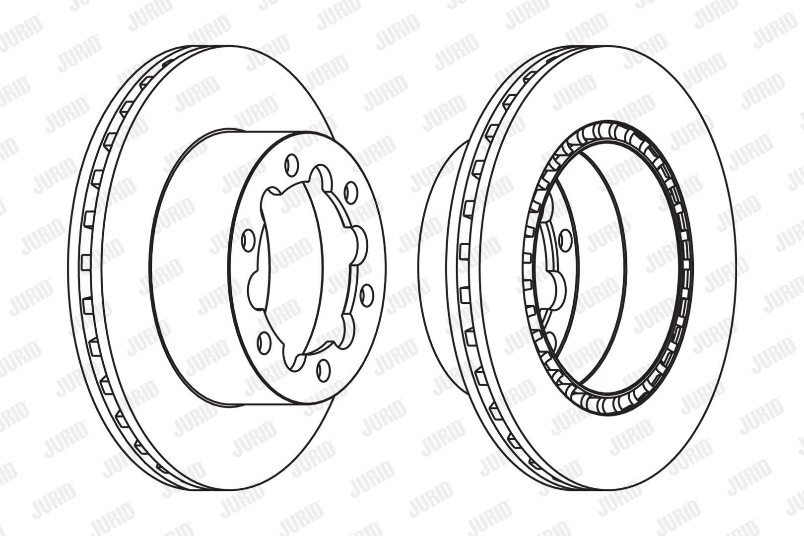 Задний тормозной диск Jurid/Bendix 569138J цена, от 62.07 USD