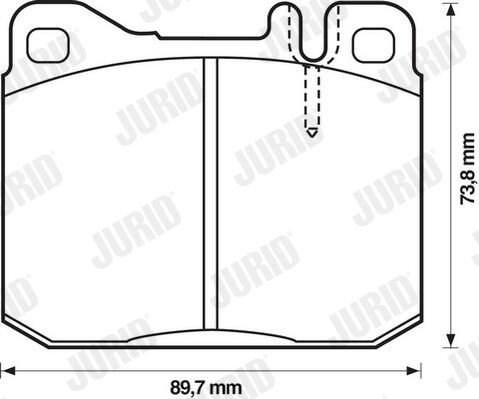 Колодки Jurid/Bendix 571278J цена, от 20.46 USD