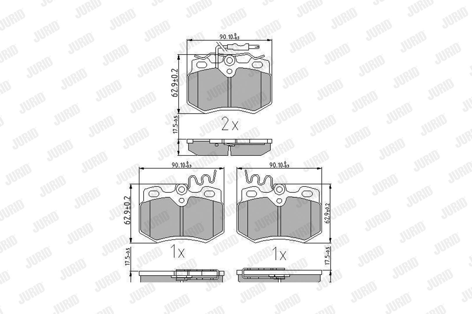 Колодки Jurid/Bendix 571320J цена, от 16.95 USD
