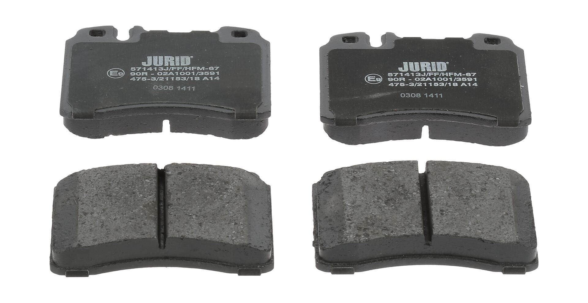 571413J Jurid/Bendix Колодки передние