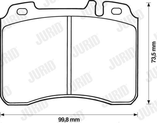 Колодки Jurid/Bendix 571413J цена, от 31.42 USD