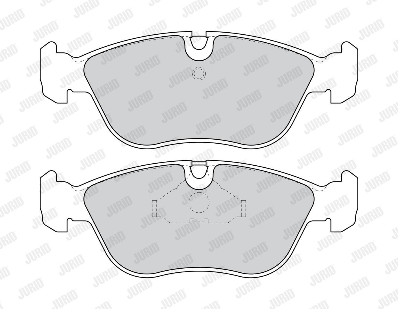 571457J Jurid/Bendix Колодки передние