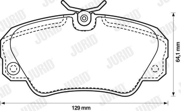 Колодки Jurid/Bendix 571493J цена, от 29.47 USD