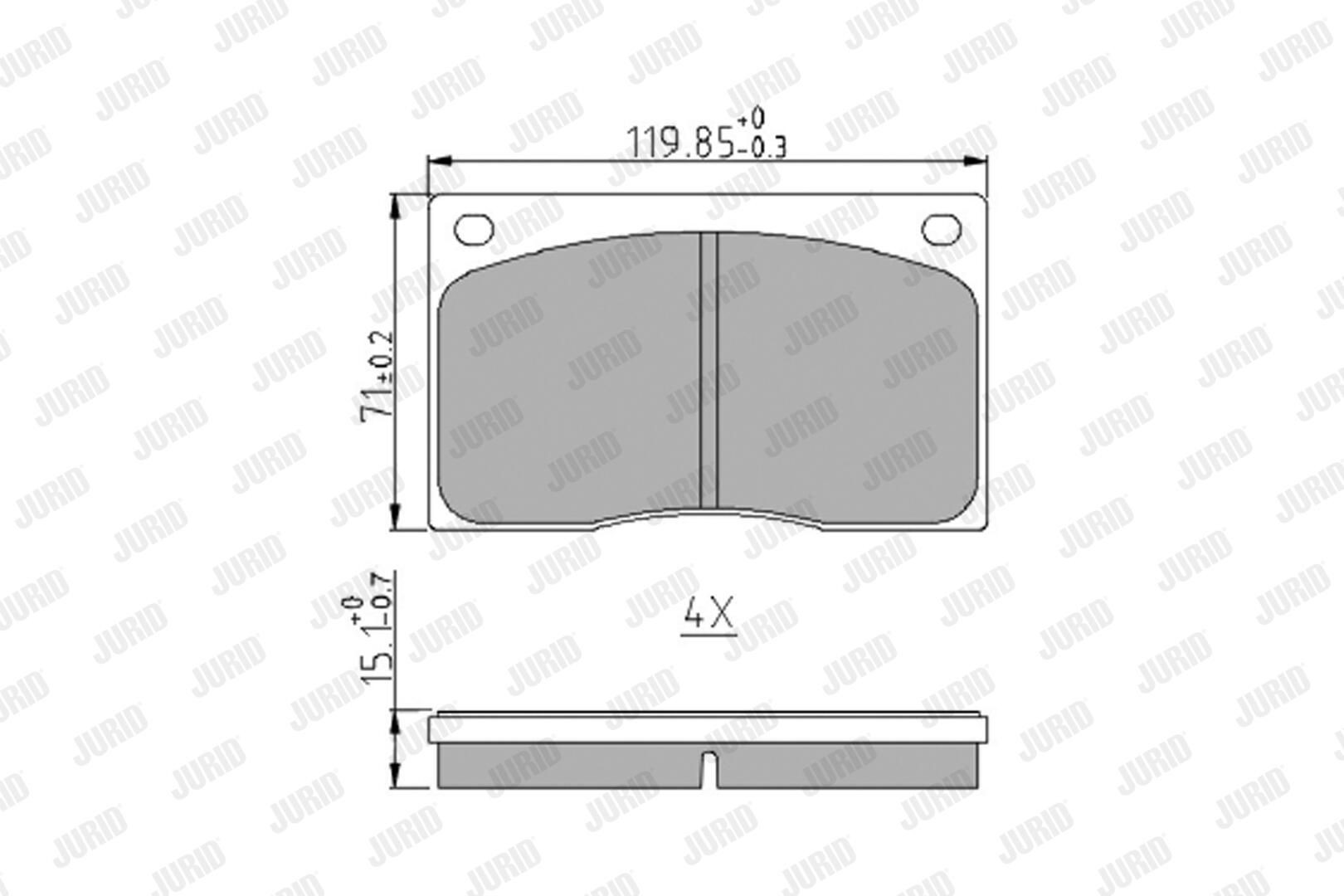 Колодки Jurid/Bendix 571533J цена, от 30.15 USD