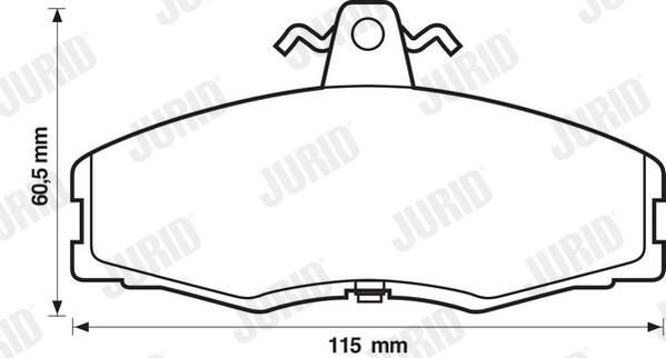 Колодки Jurid/Bendix 571540J цена, от 13.04 USD
