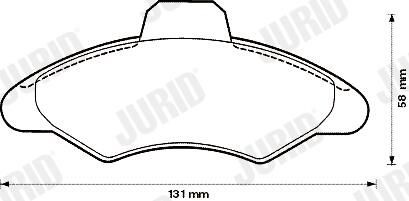 Колодки Jurid/Bendix 571726J цена, от 15.06 USD