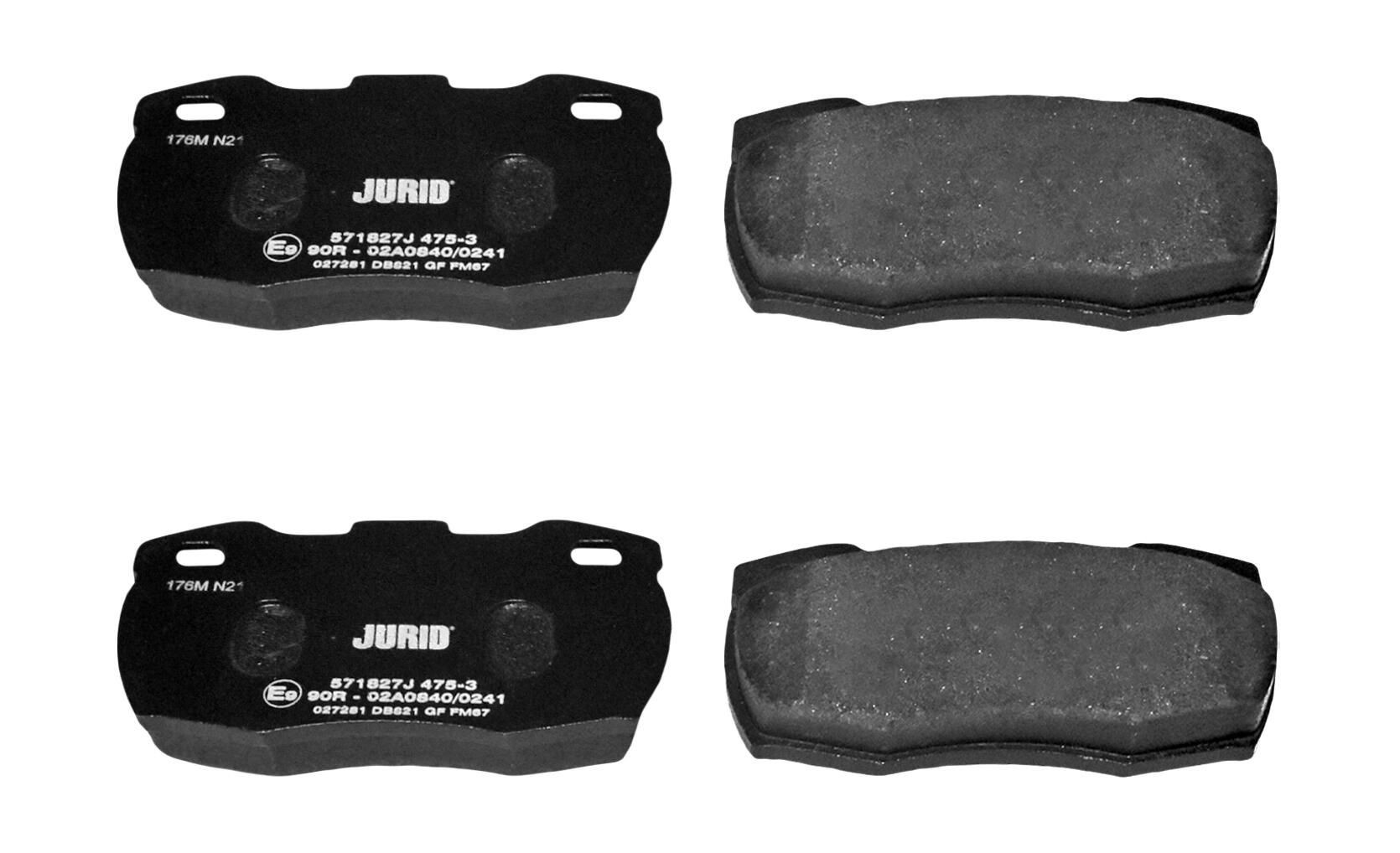 571827J Jurid/Bendix Колодки передние