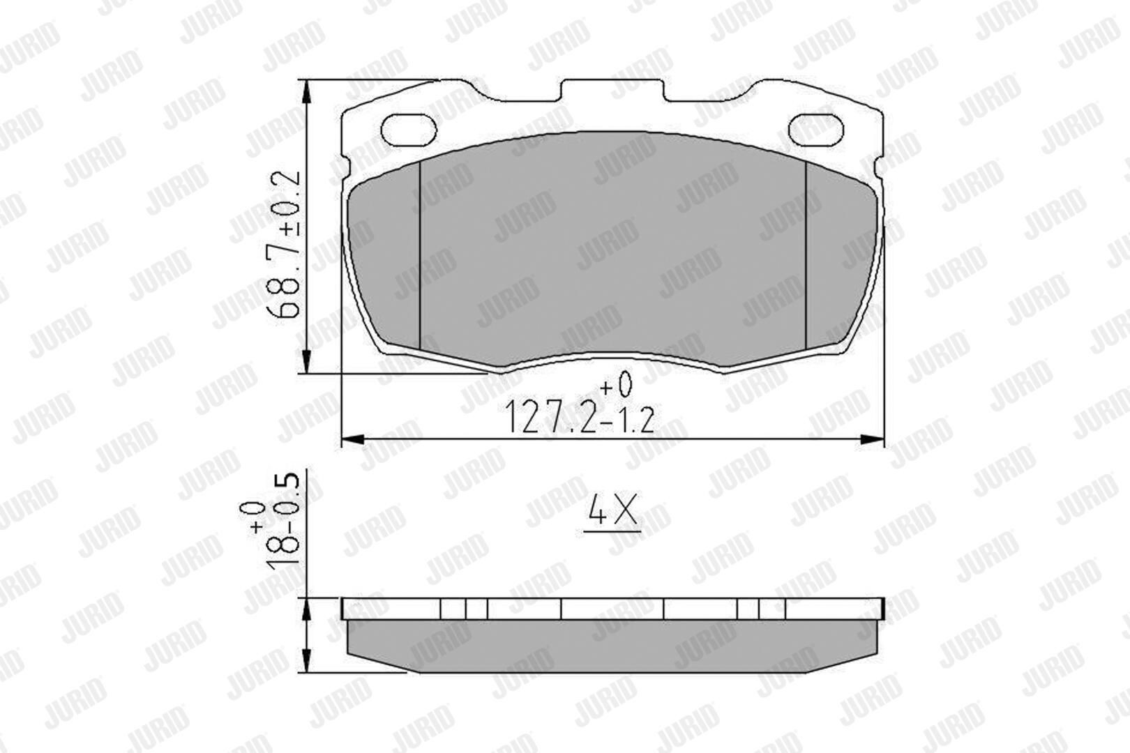 Колодки Jurid/Bendix 571827J цена, от 28.04 USD