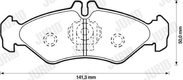 Купить 571846J Jurid/Bendix Колодки тормозные задние, дисковые