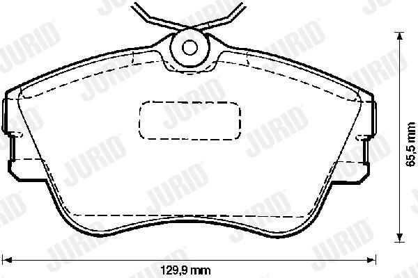 Колодки Jurid/Bendix 571847J цена, от 18.12 USD