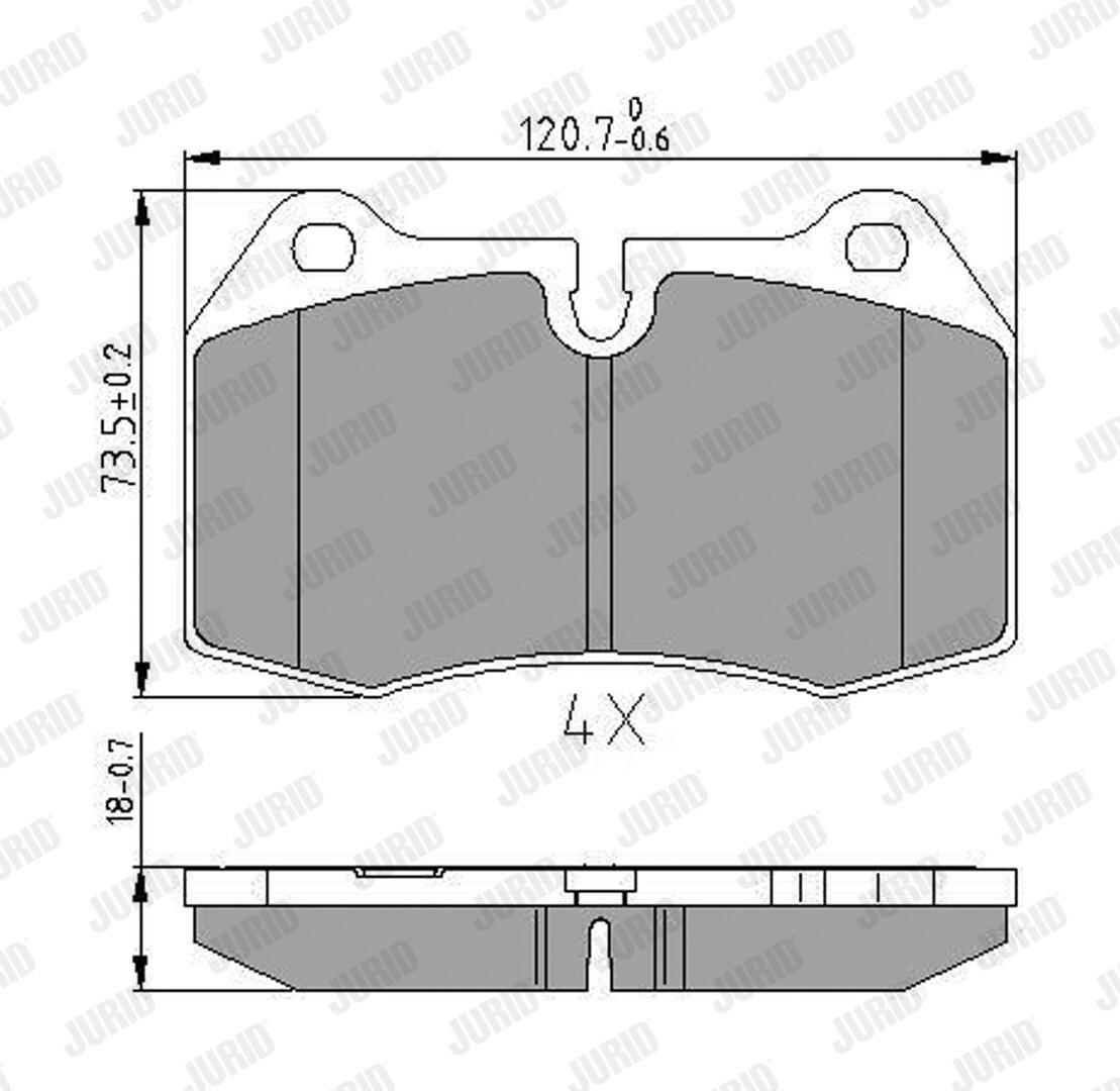 Колодки Jurid/Bendix 571852J цена, от 39.19 USD