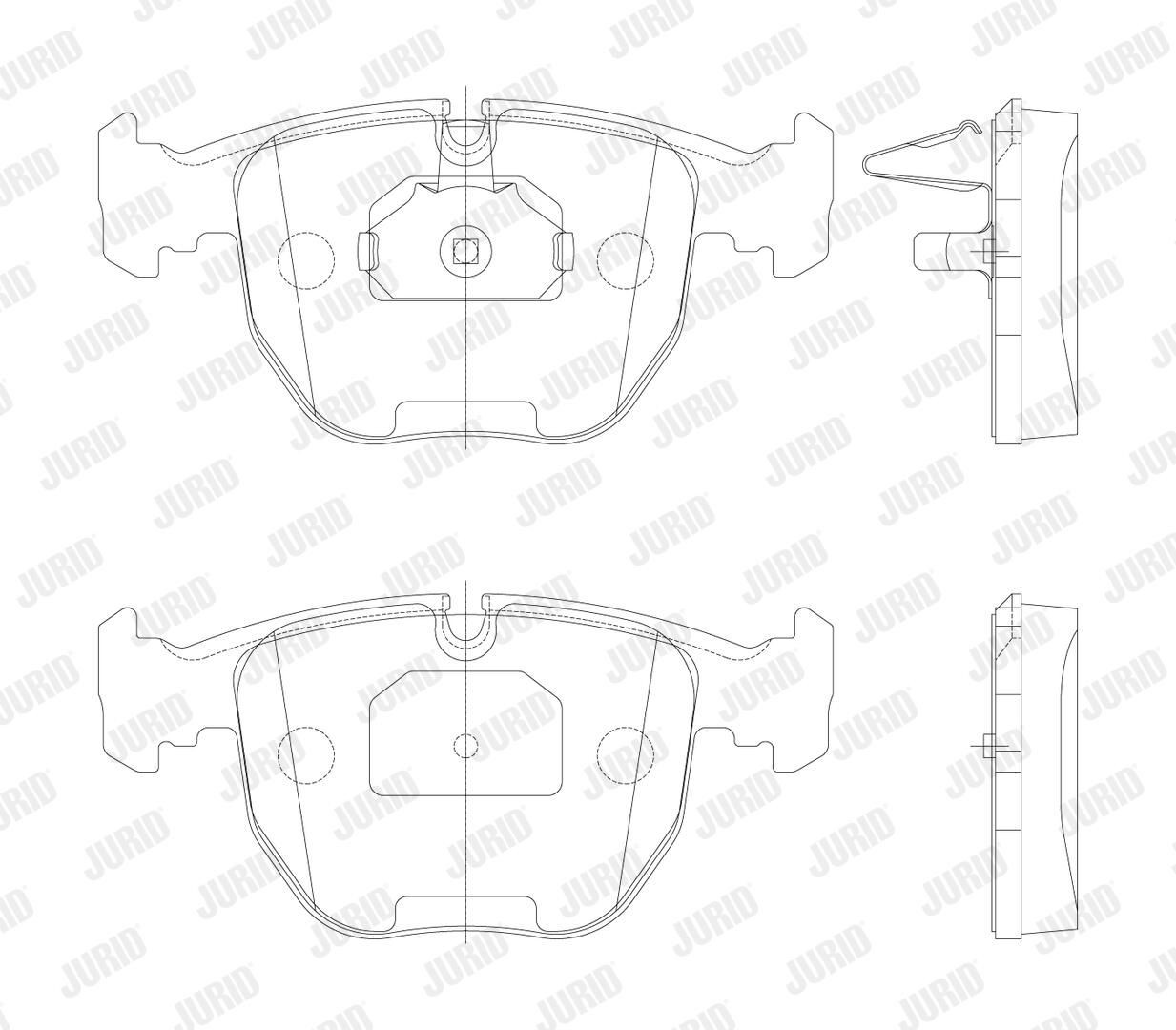 Колодки Jurid/Bendix 571873J цена, от 40.36 USD