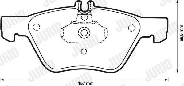 Колодки Jurid/Bendix 571876J цена, от 31.77 USD