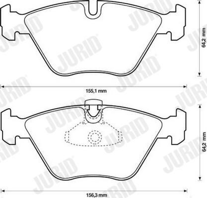 Колодки Jurid/Bendix 571880JC цена, от 43.66 USD