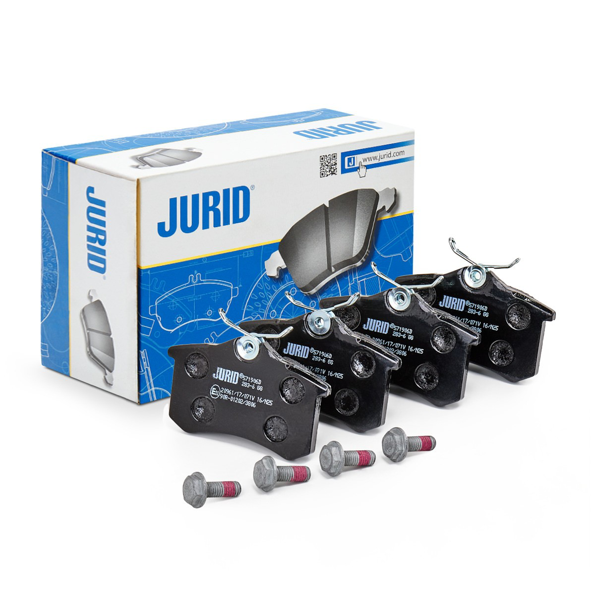 Задние тормозные колодки 571906D Jurid/Bendix