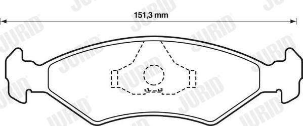 Колодки Jurid/Bendix 571914J цена, от 15.19 USD