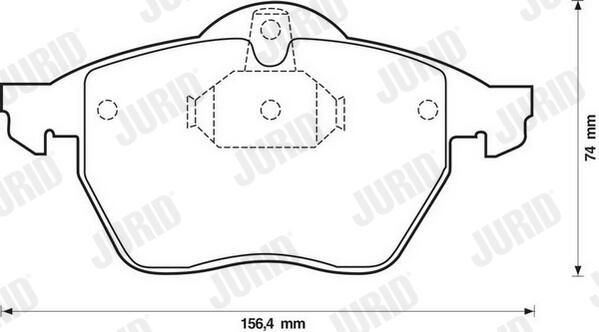 Колодки Jurid/Bendix 571920J цена, от 31.92 USD