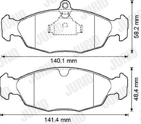 Колодки Jurid/Bendix 571924J цена, от 14.45 USD