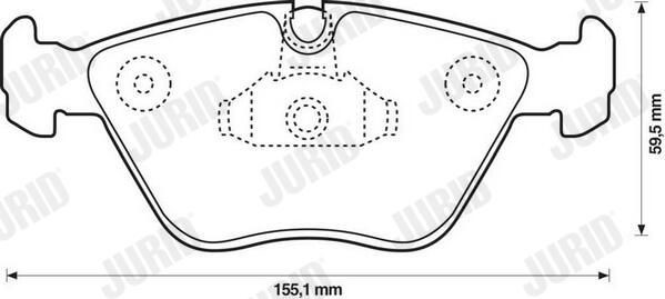 Колодки Jurid/Bendix 571994J цена, от 32.62 USD