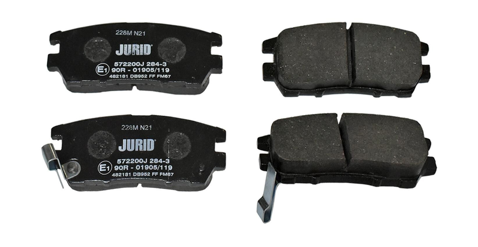 572200J Jurid/Bendix Колодки тормозные дисковые комплект