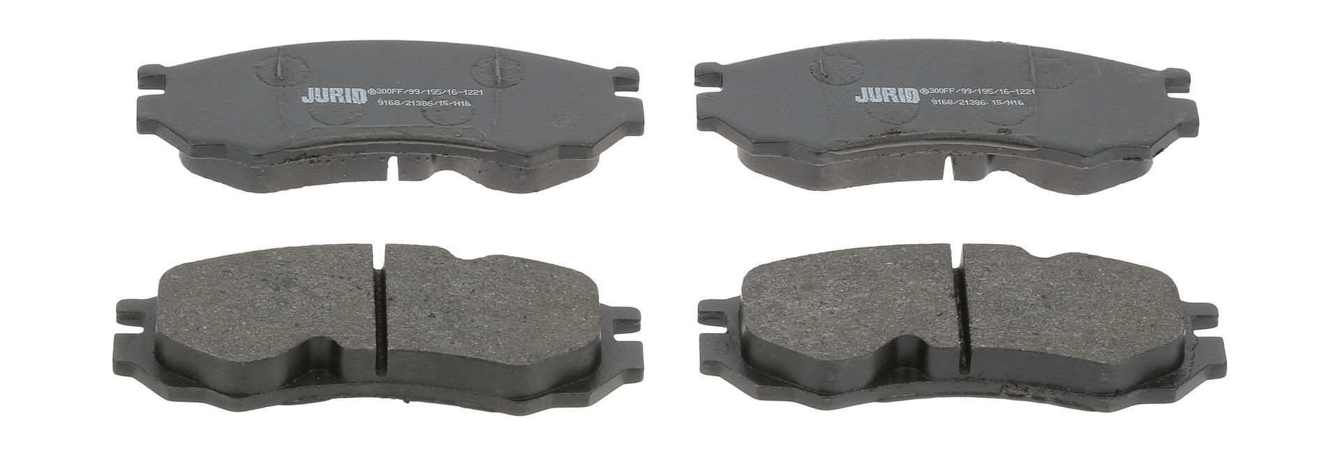 572276J Jurid/Bendix Колодки передние